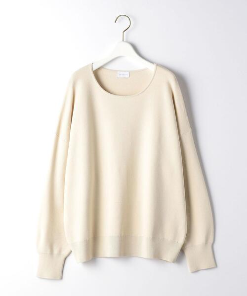 green label relaxing（グリーンレーベルリラクシング）の「ミラノリブ リッタイ クルーネック プルオーバー ニット ボーダー -ウォッシャブル-（ニット/セーター・レディース・パープル/ダークグレー/その他1/ナチュラル・FREE）」の20枚目の写真