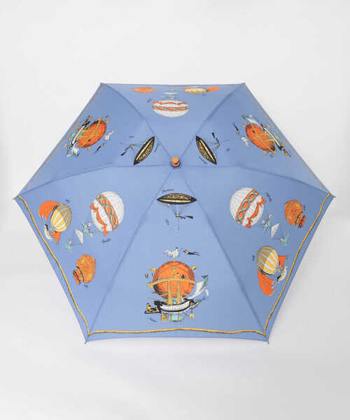 URBAN RESEARCH ROSSO WOMEN(アーバンリサーチ ロッソ)の「manipuri クラシックバルーン 折傘(長傘・レディース・ベージュ/ブルー・-)」の5枚目の写真