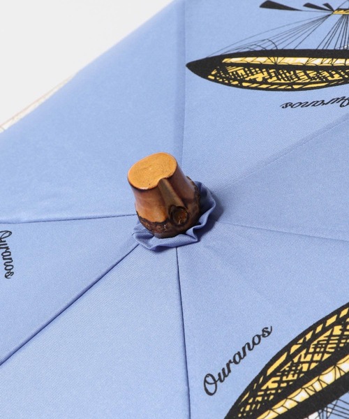 URBAN RESEARCH ROSSO WOMEN(アーバンリサーチ ロッソ)の「manipuri クラシックバルーン 折傘(長傘・レディース・ベージュ/ブルー・-)」の6枚目の写真