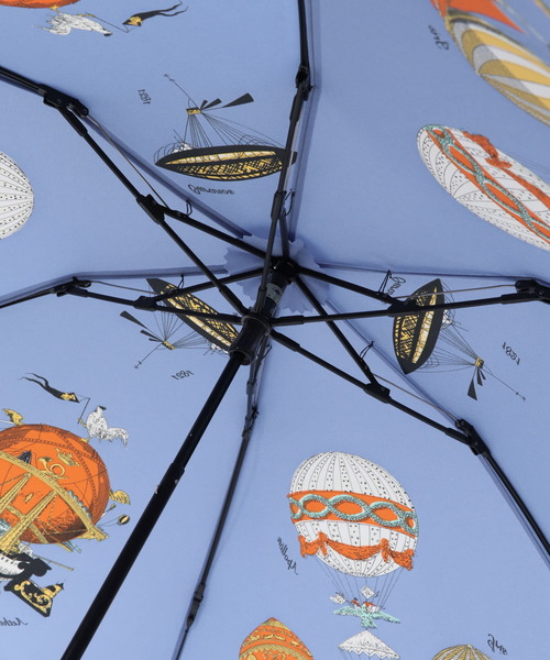 URBAN RESEARCH ROSSO WOMEN(アーバンリサーチ ロッソ)の「manipuri クラシックバルーン 折傘(長傘・レディース・ベージュ/ブルー・-)」の7枚目の写真