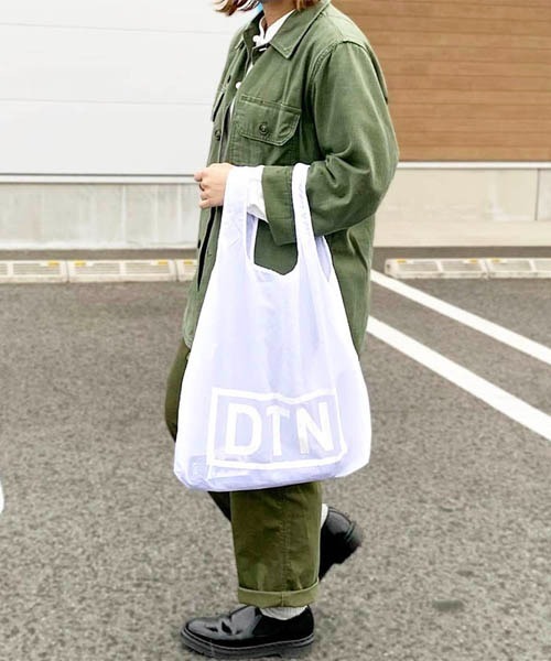 DULTON(ダルトン)の「DTN PACKABLE BAG/パッカブルバッグ(エコバッグ/サブバッグ・メンズ・ホワイト/ブラック・FREE)」の10枚目の写真