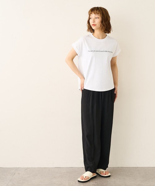 Lui's(ルイス)の「フロントラップワイドパンツ(その他パンツ・レディース・ブラック/グリーン/アイボリー・FREE)」の18枚目の写真