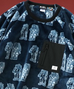 ハッピーペイントボアクルーネック