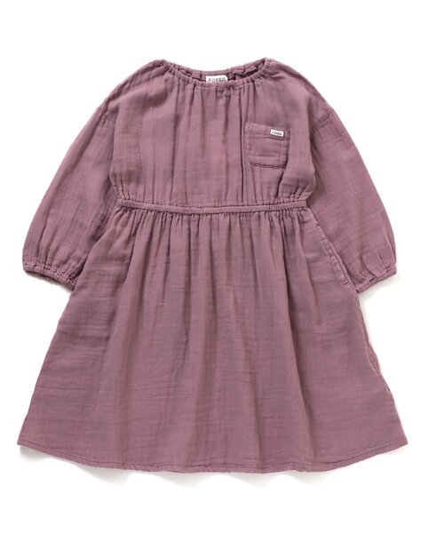 F.O.KIDS（エフオーキッズ）の「ダブルガーゼワンピース（ワンピース・キッズ・パープル/ダークブルー/ベージュ/キャメル・100/140/130/110/80/95/120/90）」の3枚目の写真