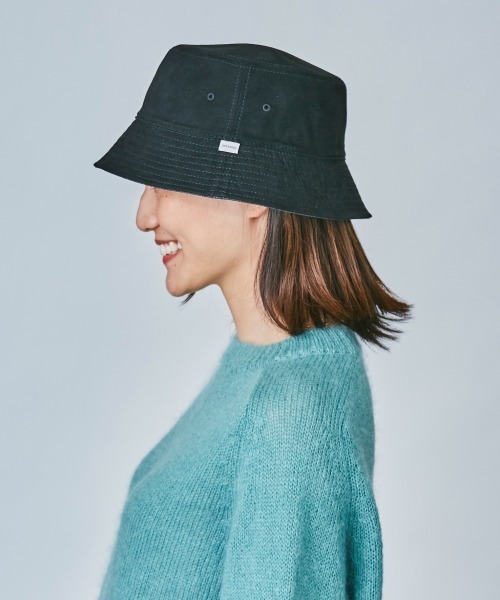 OVERRIDE（オーバーライド）の「OVERRIDE REVERSIBLE BUCKET HAT（ハット・レディース・ブルー/ブラック/ブラウン/ピンク・58cm）」の20枚目の写真