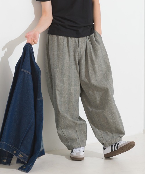 OMNES（オムネス）の「メンズ　ウォッシュ加工　ダンプサーカスパンツ（その他パンツ・メンズ・ブラック/ベージュ/ワンウォッシュ/グリーン系その他/アイボリー/ライトグレー/チェック/桜/カーキ/グリーン系その他2/ネイビー/ブラック系その他/ベージュ系その他/キナリ/ホワイト系その他/インディゴブルー・LARGE/MEDIUM）」の16枚目の写真