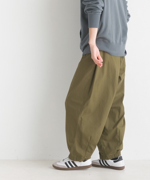 OMNES（オムネス）の「メンズ　ウォッシュ加工　ダンプサーカスパンツ（その他パンツ・メンズ・ブラック/ベージュ/ワンウォッシュ/グリーン系その他/アイボリー/ライトグレー/チェック/桜/カーキ/グリーン系その他2/ネイビー/ブラック系その他/ベージュ系その他/キナリ/ホワイト系その他/インディゴブルー・LARGE/MEDIUM）」の10枚目の写真