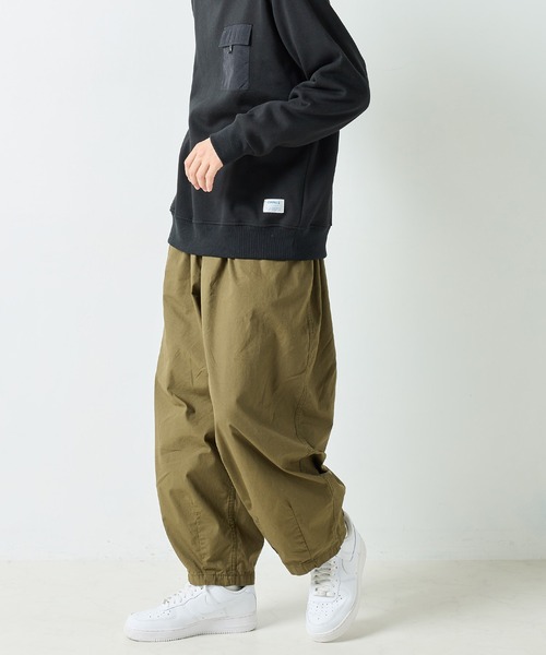 OMNES（オムネス）の「メンズ　ウォッシュ加工　ダンプサーカスパンツ（その他パンツ・メンズ・ブラック/ベージュ/ワンウォッシュ/グリーン系その他/アイボリー/ライトグレー/チェック/桜/カーキ/グリーン系その他2/ネイビー/ブラック系その他/ベージュ系その他/キナリ/ホワイト系その他/インディゴブルー・LARGE/MEDIUM）」の12枚目の写真