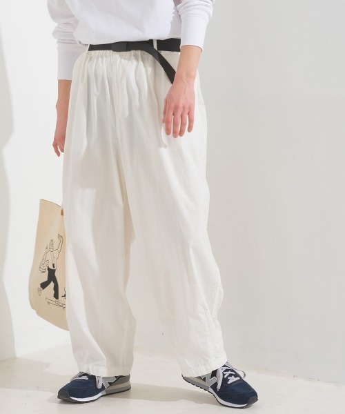 OMNES（オムネス）の「メンズ　ウォッシュ加工　ダンプサーカスパンツ（その他パンツ・メンズ・ブラック/ベージュ/ワンウォッシュ/グリーン系その他/アイボリー/ライトグレー/チェック/桜/カーキ/グリーン系その他2/ネイビー/ブラック系その他/ベージュ系その他/キナリ/ホワイト系その他/インディゴブルー・LARGE/MEDIUM）」の20枚目の写真