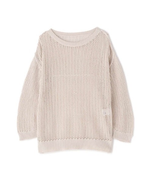 N.（N. Natural Beauty Basic）（エヌエヌナチュラルビューティーベーシック）の「◆メッシュ長袖ニット（ニット/セーター・レディース・ブラック/クリーム・MEDIUM）」の19枚目の写真