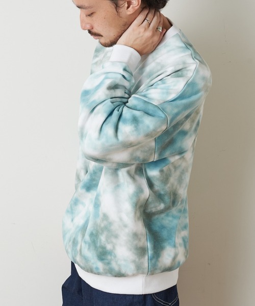 CIAOPANIC TYPY（チャオパニックティピー）の「タイダイクルースウェット（スウェット・メンズ・イエロー/グリーン・M/L）」の3枚目の写真