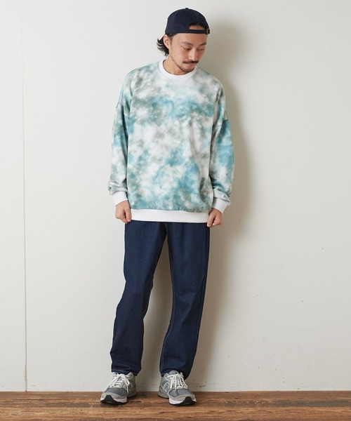 CIAOPANIC TYPY（チャオパニックティピー）の「タイダイクルースウェット（スウェット・メンズ・イエロー/グリーン・M/L）」の13枚目の写真