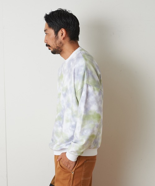 CIAOPANIC TYPY（チャオパニックティピー）の「タイダイクルースウェット（スウェット・メンズ・イエロー/グリーン・M/L）」の20枚目の写真