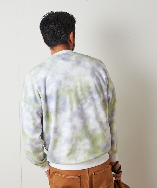 CIAOPANIC TYPY（チャオパニックティピー）の「タイダイクルースウェット（スウェット・メンズ・イエロー/グリーン・M/L）」の4枚目の写真