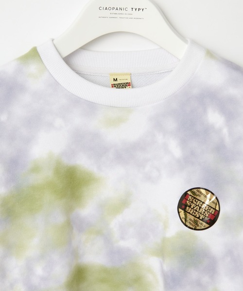 CIAOPANIC TYPY（チャオパニックティピー）の「タイダイクルースウェット（スウェット・メンズ・イエロー/グリーン・M/L）」の7枚目の写真