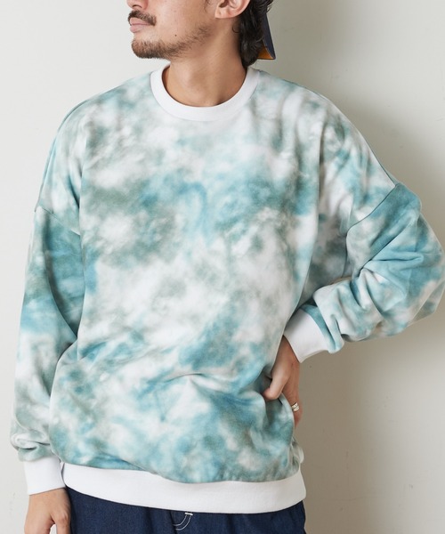 CIAOPANIC TYPY（チャオパニックティピー）の「タイダイクルースウェット（スウェット・メンズ・イエロー/グリーン・M/L）」の8枚目の写真