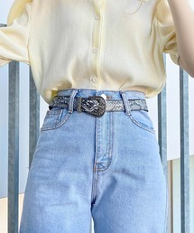 Figments | パイソン柄ウエスタンベルト(ベルト)