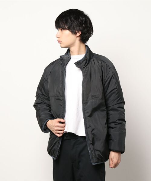 KRIFF MAYER（クリフメイヤー）の「《WEB限定》ボアリバーシブルスタンドジャケット（その他アウター・メンズ・グレー/カラフル/チャコール・LARGE/MEDIUM/X-LARGE）」の8枚目の写真