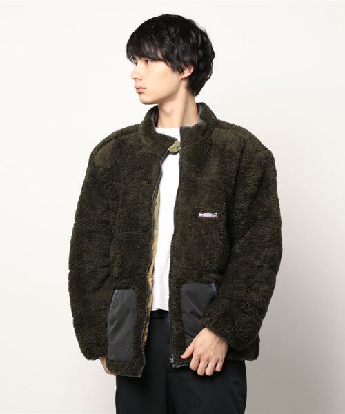 KRIFF MAYER（クリフメイヤー）の「《WEB限定》ボアリバーシブルスタンドジャケット（その他アウター・メンズ・グレー/カラフル/チャコール・LARGE/MEDIUM/X-LARGE）」の10枚目の写真