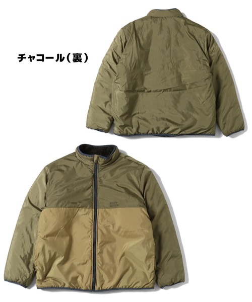 KRIFF MAYER（クリフメイヤー）の「《WEB限定》ボアリバーシブルスタンドジャケット（その他アウター・メンズ・グレー/カラフル/チャコール・LARGE/MEDIUM/X-LARGE）」の13枚目の写真