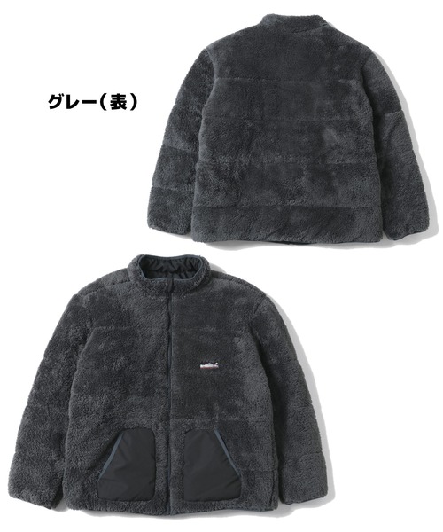 KRIFF MAYER（クリフメイヤー）の「《WEB限定》ボアリバーシブルスタンドジャケット（その他アウター・メンズ・グレー/カラフル/チャコール・LARGE/MEDIUM/X-LARGE）」の14枚目の写真