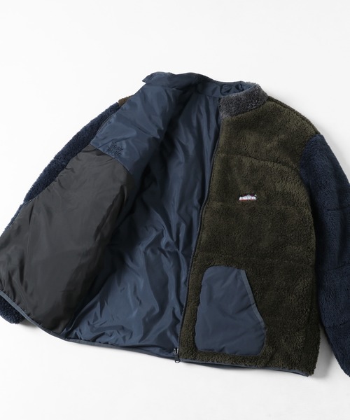 KRIFF MAYER（クリフメイヤー）の「《WEB限定》ボアリバーシブルスタンドジャケット（その他アウター・メンズ・グレー/カラフル/チャコール・LARGE/MEDIUM/X-LARGE）」の18枚目の写真