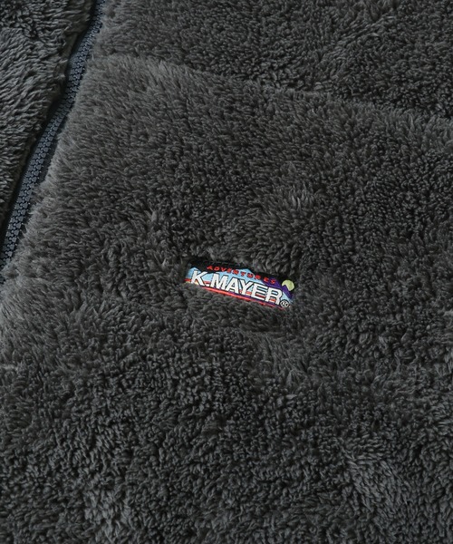 KRIFF MAYER（クリフメイヤー）の「《WEB限定》ボアリバーシブルスタンドジャケット（その他アウター・メンズ・グレー/カラフル/チャコール・LARGE/MEDIUM/X-LARGE）」の21枚目の写真