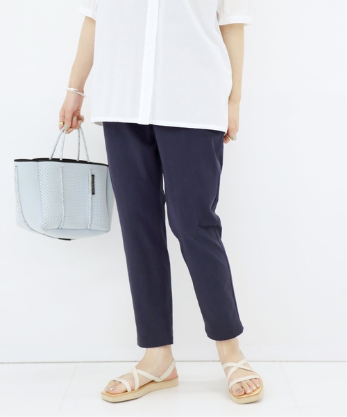 JOURNAL STANDARD(ジャーナルスタンダード)の「《追加》ナイロンストレッチパンツ◆7(その他パンツ・レディース・ブラック/ネイビー・34/36/38/40)」の2枚目の写真