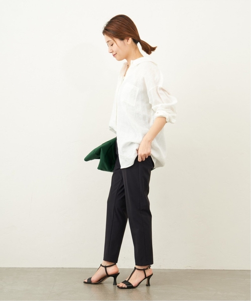 JOURNAL STANDARD(ジャーナルスタンダード)の「《追加》ナイロンストレッチパンツ◆7(その他パンツ・レディース・ブラック/ネイビー・34/36/38/40)」の22枚目の写真