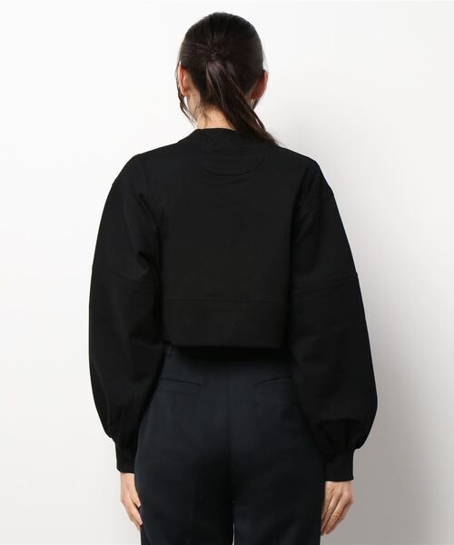 ENVYM（アンビー）の「切替ショートＰＯ（スウェット・レディース・ホワイト/ブラック・FREE）」の3枚目の写真