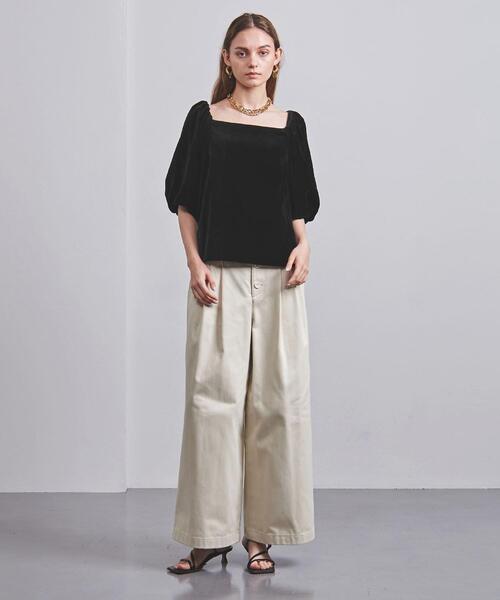 UNITED ARROWS（ユナイテッドアローズ）の「＜UNITED ARROWS＞ベルベット ギャザー ブラウス RPSP/G◆（シャツ/ブラウス・レディース・ブラック/ロイヤルブルー・FREE）」の11枚目の写真