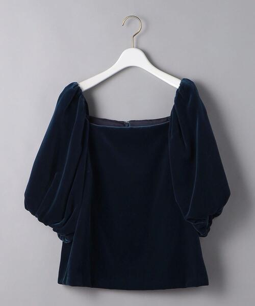 UNITED ARROWS（ユナイテッドアローズ）の「＜UNITED ARROWS＞ベルベット ギャザー ブラウス RPSP/G◆（シャツ/ブラウス・レディース・ブラック/ロイヤルブルー・FREE）」の17枚目の写真