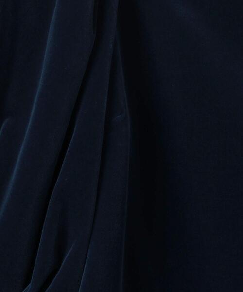 UNITED ARROWS（ユナイテッドアローズ）の「＜UNITED ARROWS＞ベルベット ギャザー ブラウス RPSP/G◆（シャツ/ブラウス・レディース・ブラック/ロイヤルブルー・FREE）」の8枚目の写真