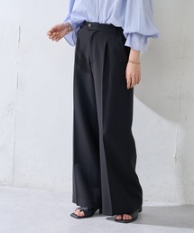 DISCOAT | センタープレスカラーワイドパンツ(その他パンツ)