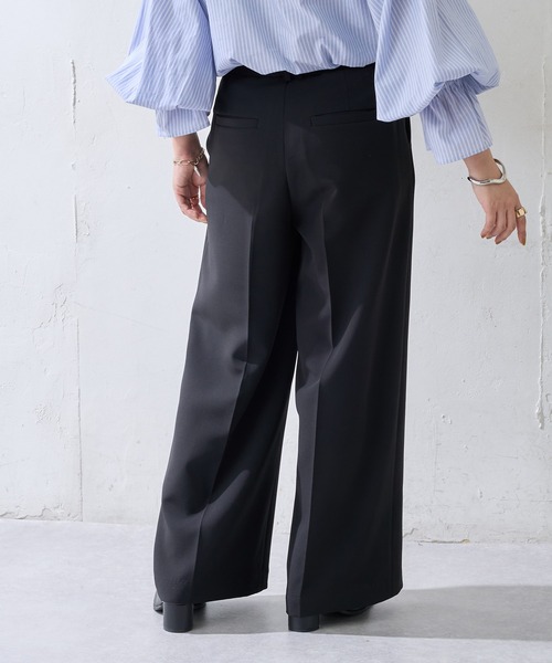 DISCOAT（ディスコート）の「センタープレスカラーワイドパンツ（その他パンツ・レディース・ブラック/ライム/ブルー/ブラウン・SMALL/MEDIUM/LARGE）」の20枚目の写真