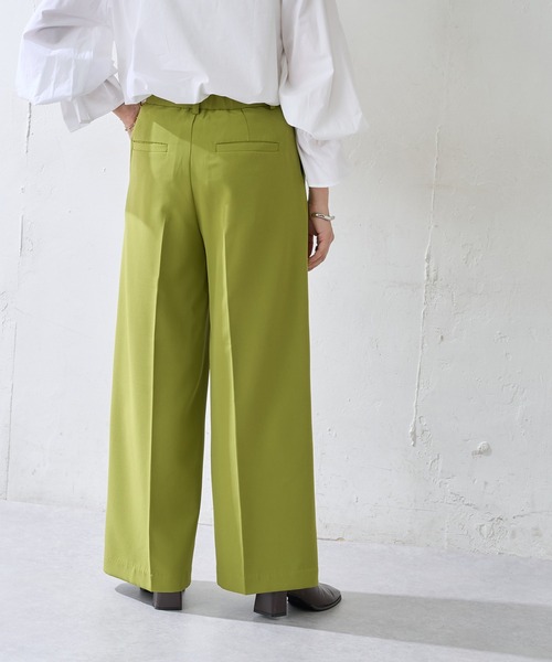 DISCOAT（ディスコート）の「センタープレスカラーワイドパンツ（その他パンツ・レディース・ブラック/ライム/ブルー/ブラウン・SMALL/MEDIUM/LARGE）」の21枚目の写真