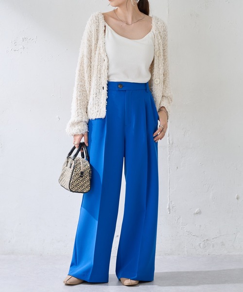 DISCOAT（ディスコート）の「センタープレスカラーワイドパンツ（その他パンツ・レディース・ブラック/ライム/ブルー/ブラウン・SMALL/MEDIUM/LARGE）」の19枚目の写真