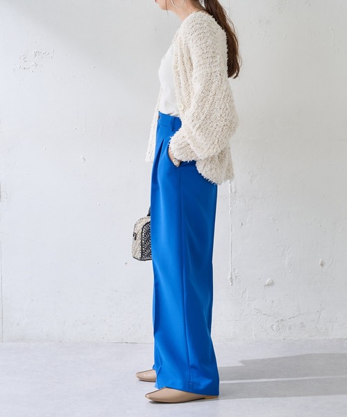 DISCOAT（ディスコート）の「センタープレスカラーワイドパンツ（その他パンツ・レディース・ブラック/ライム/ブルー/ブラウン・SMALL/MEDIUM/LARGE）」の22枚目の写真