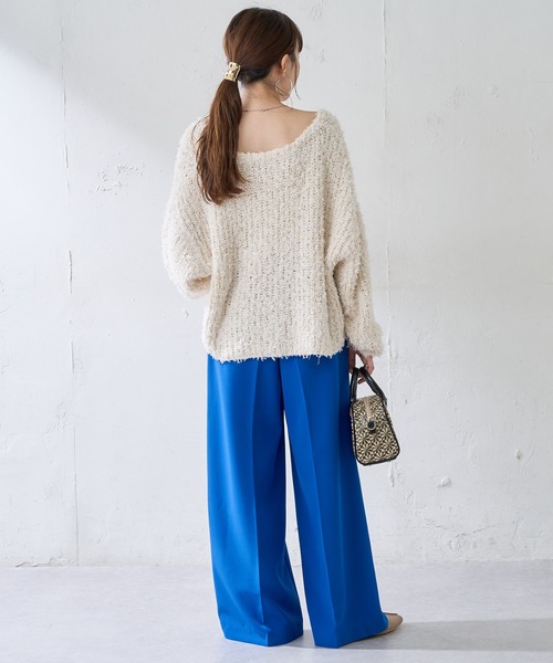 DISCOAT（ディスコート）の「センタープレスカラーワイドパンツ（その他パンツ・レディース・ブラック/ライム/ブルー/ブラウン・SMALL/MEDIUM/LARGE）」の16枚目の写真