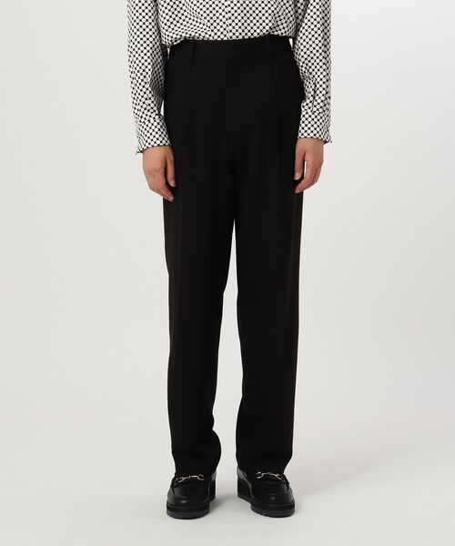 tk.TAKEO KIKUCHI（ティーケータケオキクチ）の「◆TR起毛ストレッチセミワイドストレートスラックス（スーツパンツ・メンズ・ブラック/ブラウン系その他・02/03）」の4枚目の写真