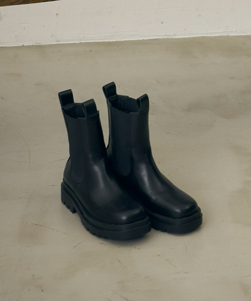 Auntie Rosa Holiday（アンティローザホリデー）の「サイドゴアブーツ（ブーツ・レディース・ブラック・38/39/36/37）」の5枚目の写真