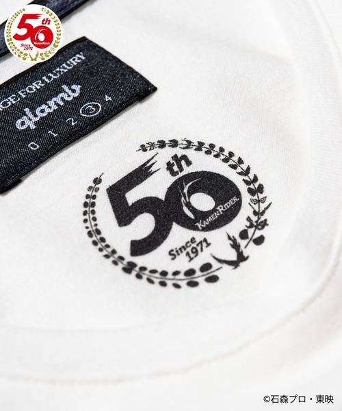 glamb(グラム)の「KAMEN RIDER DOUBLE T / カメンライダーダブルTシャツ【仮面ライダー50周年記念コラボレーション】(パーカー・メンズ・ブラック/ホワイト・1/3/2/4/0)」の6枚目の写真