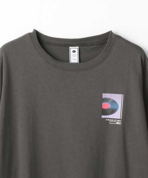 179/WG(イチナナキュウダブルジー)の「アソートプリント キャンディスリーブ ロンT(Tシャツ/カットソー・レディース・チャコールグレー/ブラウン/オフホワイト・FREE)」の12枚目の写真