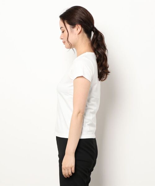 PAIN（ペイン）の「Blue Moday Tシャツ（Tシャツ/カットソー・レディース・ホワイト/ブラック・FREE）」の14枚目の写真