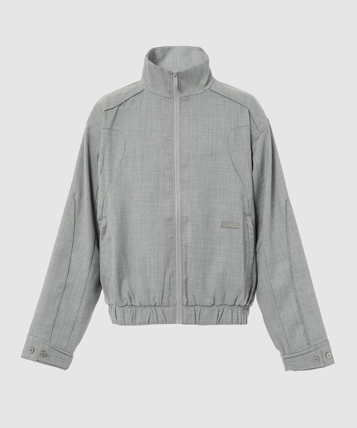 C2H4(シーツーエイチフォー)の「PANELLED STREAMLINE TAILORED TRACK JACKET(その他アウター・メンズ・ブラック/グレー・M/L)」の1枚目の写真