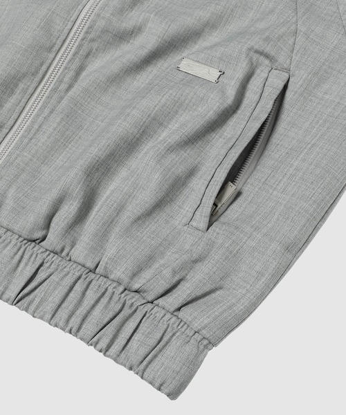 C2H4(シーツーエイチフォー)の「PANELLED STREAMLINE TAILORED TRACK JACKET(その他アウター・メンズ・ブラック/グレー・M/L)」の4枚目の写真