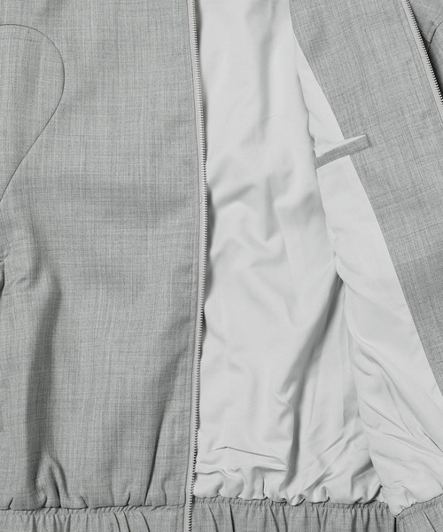 C2H4(シーツーエイチフォー)の「PANELLED STREAMLINE TAILORED TRACK JACKET(その他アウター・メンズ・ブラック/グレー・M/L)」の3枚目の写真