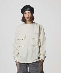 LIBERE リベーレ / PULL OVER POCKET SHIRTS ビッグシルエットプルオーバーポケットシャツ ブラウス / 215259-215260