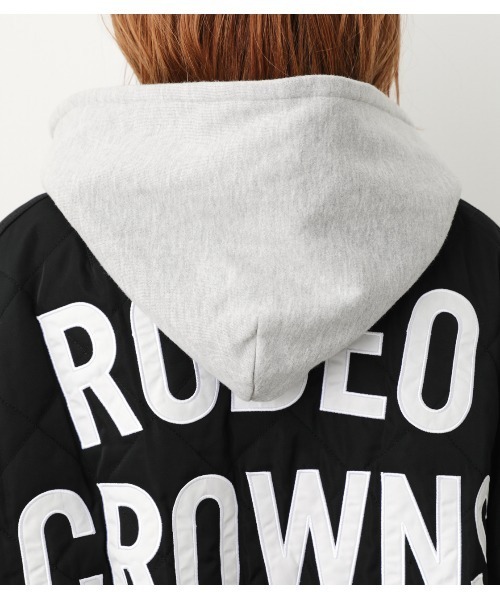 RODEO CROWNS WIDE BOWL（ロデオクラウンズワイドボウル）の「リバーシブルボアブルゾン（ブルゾン・レディース・ベージュ/マルチ/ブラック・FREE）」の19枚目の写真