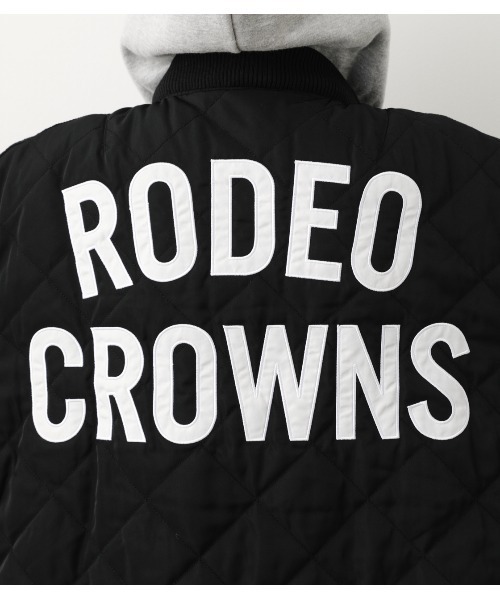 RODEO CROWNS WIDE BOWL（ロデオクラウンズワイドボウル）の「リバーシブルボアブルゾン（ブルゾン・レディース・ベージュ/マルチ/ブラック・FREE）」の10枚目の写真
